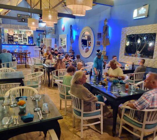 Terrace at Bayshore Villas, Candidasa