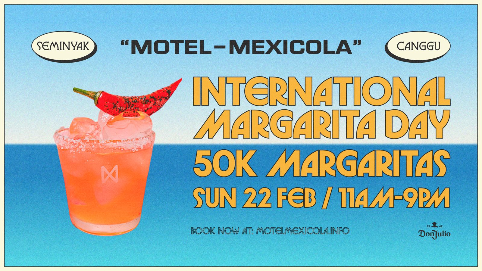Motel Mexicola International Margarita Day 2026